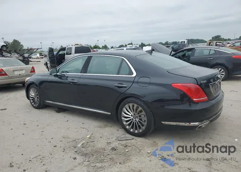 2017 Genesis G90 Ultimate z USA, uszkodzony, nr VIN KMHG54JH0HU027677